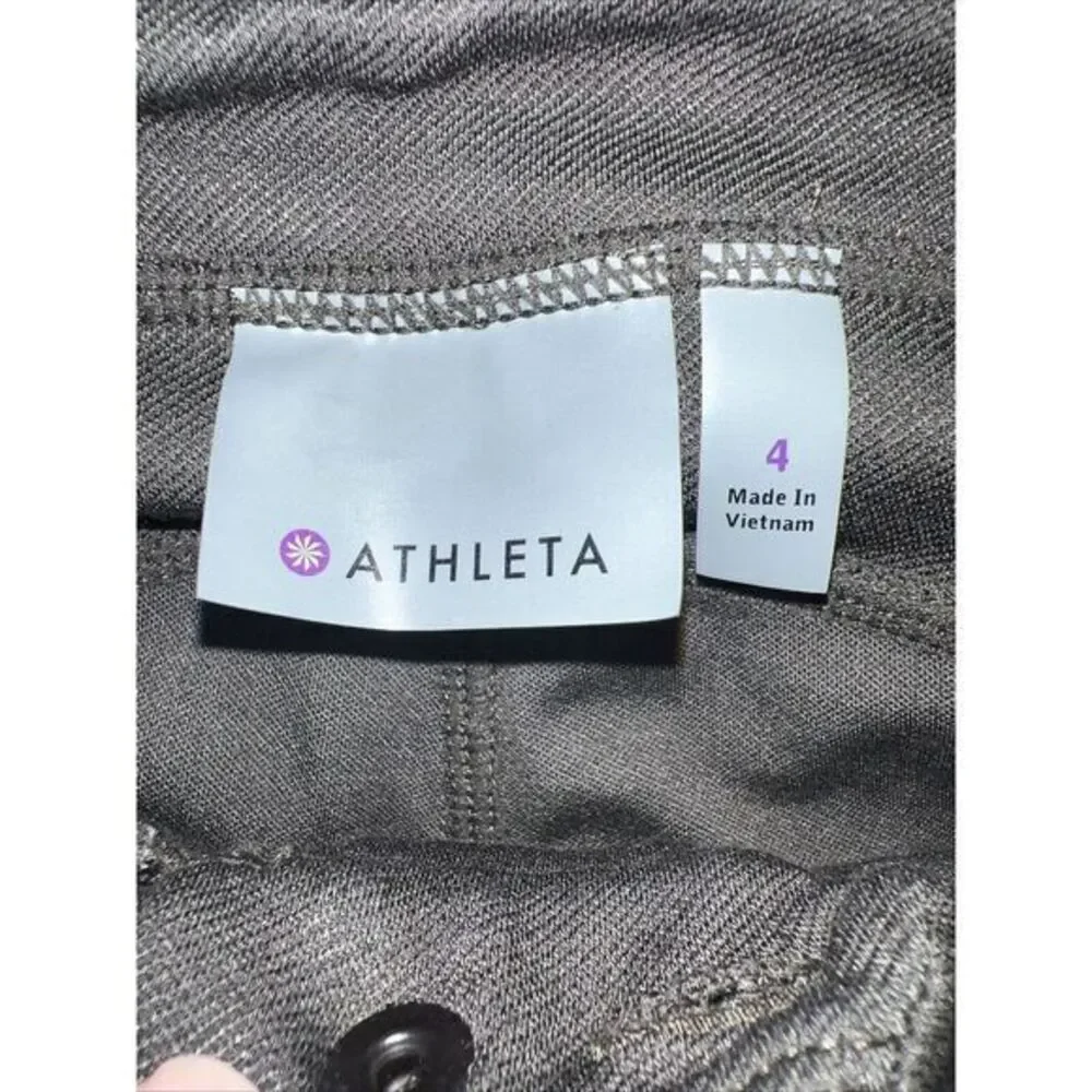 Athleta Trailsetter Ponte‎ Motion Pants Yosemite Olive Green Athletic Size 4